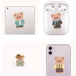 50Pcs/pack Cute Travel Bear Stickers Scrapbooking Decorative Sticker Korean DIY Diary Album Stick Label Kawaii Stationery (ONLINE ORDER ONLY)