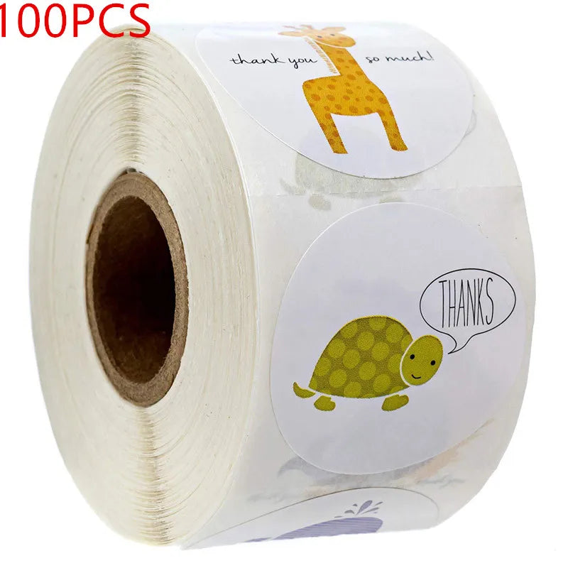 50-500pcs Animals Cartoon Stickers For Kids Classic Toys Sticker School Teacher Reward Sticker Various Styles Designs Pattern (ONLINE ORDER ONLY)