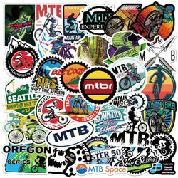 Anime Mountain Bike Graffiti Stickers Waterproof Decals for Laptop, Guitar, Luggage, Skateboard, Car, Kids Toys (Online Order Only)