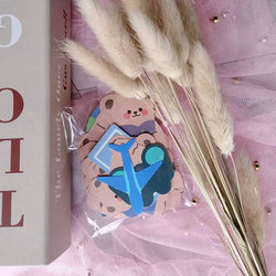 50Pcs/pack Cute Travel Bear Stickers Scrapbooking Decorative Sticker Korean DIY Diary Album Stick Label Kawaii Stationery (ONLINE ORDER ONLY)