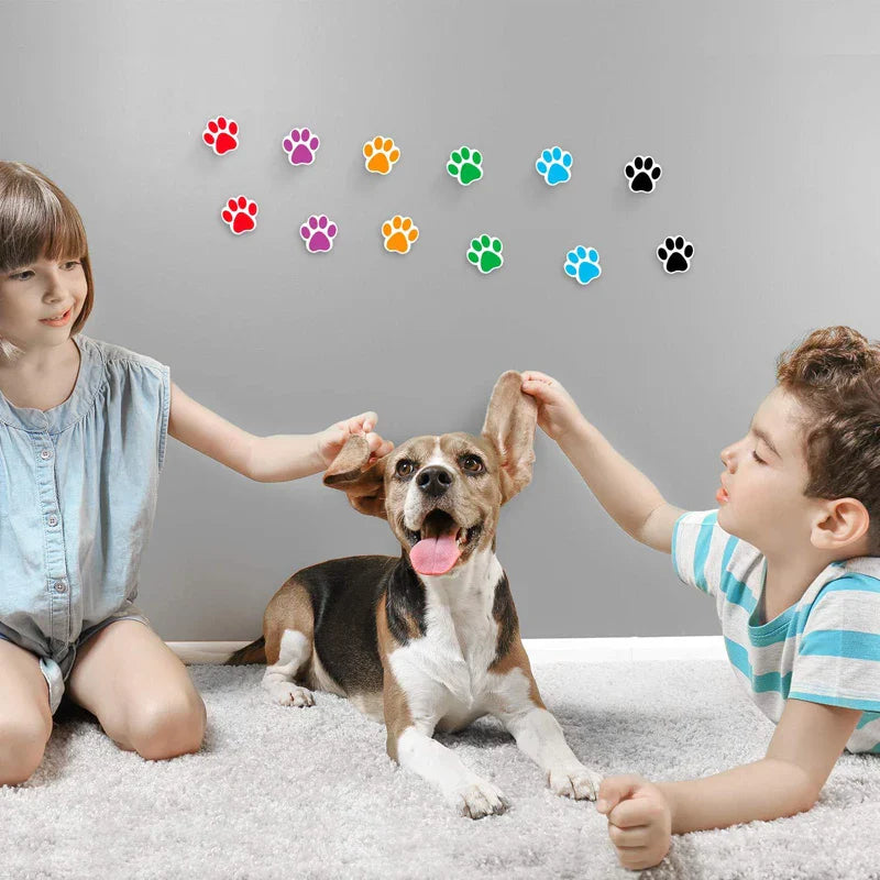 100-500pcs Cartoon Dog Paw Stickers Fridge Guitar Car Laptop Sticker Classic Tag Labels For Girls Notebook Scrapbook Stickers (Online Order Only)