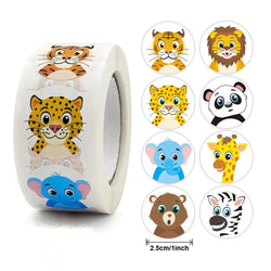 500pcs Animals Cartoon Stickers For Kids Classic Toys Sticker School Teacher Reward Sticker Various Styles Designs Pattern (ONLINE ORDER ONLY)