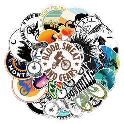 10/30/50PCS Mountain Bike MTB Graffiti Stickers Bicycle Car Laptop Skateboard Phone Motorcycle Guitar Cool Decals Kid Sticker (ONLINE ORDER ONLY)