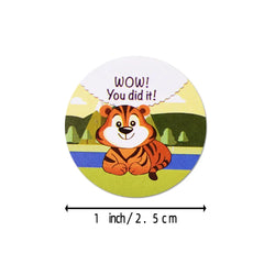 500pcs/roll Reward Stickers 'WOW! YOU DID IT' Encourage Labels Motivational Stickers (ONLINE ORDER ONLY)
