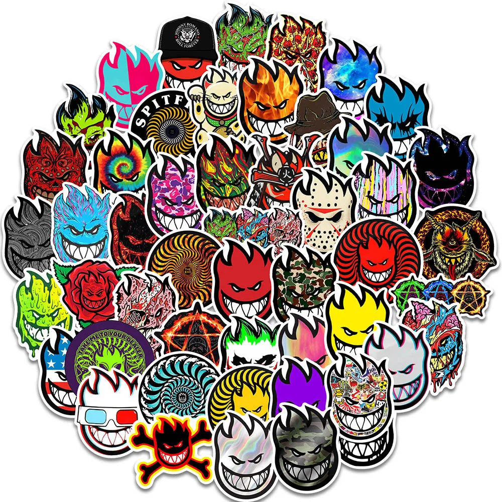 Fireman Cartoon Decals Stickers for Luggage, Glasses, Cups, Pencil Cases - 10/30/50pcs (Online Order Only)