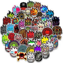 Fireman Cartoon Decals Stickers for Luggage, Glasses, Cups, Pencil Cases - 10/30/50pcs (Online Order Only)