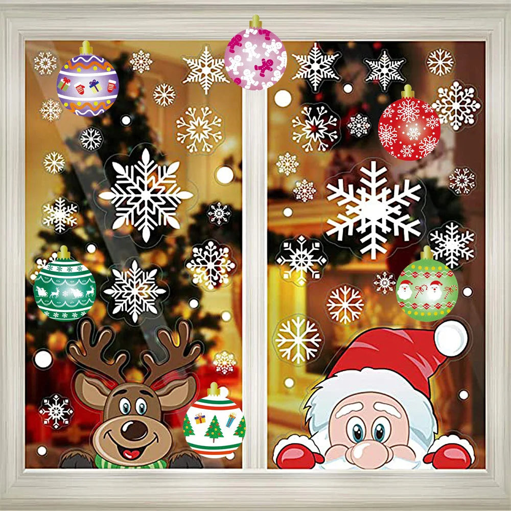 100-500Pcs Merry Christmas Sticker Christmas Party Holiday Decoration Gift Sealing Glue Baking Packaging Sticker Label 1inch (ONLINE ORDER ONLY)