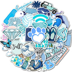 50PCS Cartoon Pink INS Style Vsco Girl Stickers For Laptop Moto Skateboard Luggage Refrigerator Notebook Laptop Toy Sticker (Online Order Only)