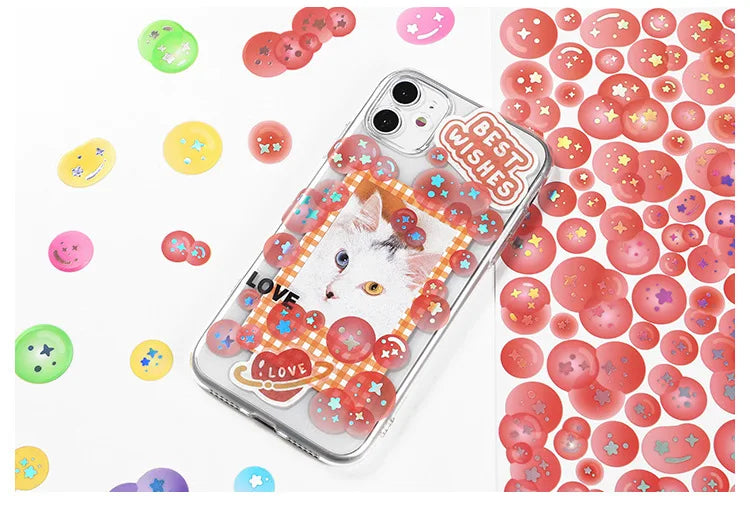Bubble Soda Series Series Stickers Scrapbooking Decorative Sticker Korean DIY Diary Album Stick Label Kawaii Stationery (ONLINE ORDER ONLY)