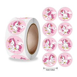 100-500pcs Round Happy Day Stickers For Envelope Seal Labels Gift Packaging Decor Birthday Party Scrapbooking Stationery Sticker (Online Order Only)