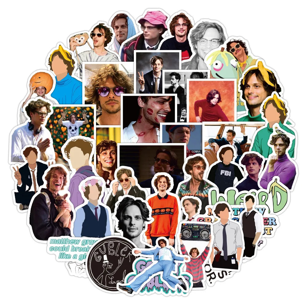10/50PCS Classic TV Show Criminal Minds Stickers Laptop DIY Motorcycle Luggage Phone Guitar Skateboard Cool Sticker Decals Toys (ONLINE ORDER ONLY)