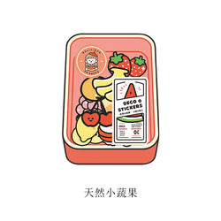 40pcs Food Series stickers Set Kawaii Cartoon Diary Album Stationery Sticker aesthetic Decorative collage planner Album (Online Order Only)
