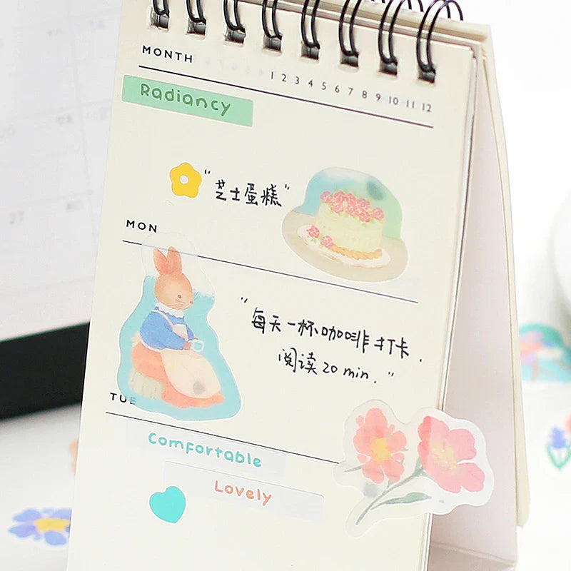 45pcs/lot Nimo's garden Series Stickers Scrapbooking Decorative Sticker DIY Diary Album Stick Label Kawaii Stationery (ONLINE ORDER ONLY)