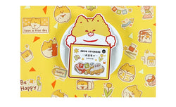 40Pcs/lot Kawaii Crimp Animal Series Decoration Sticker DIY Scrapbooking Label Diary Album Sticker Escolar Cute Stationery Gift (Online Order Only)