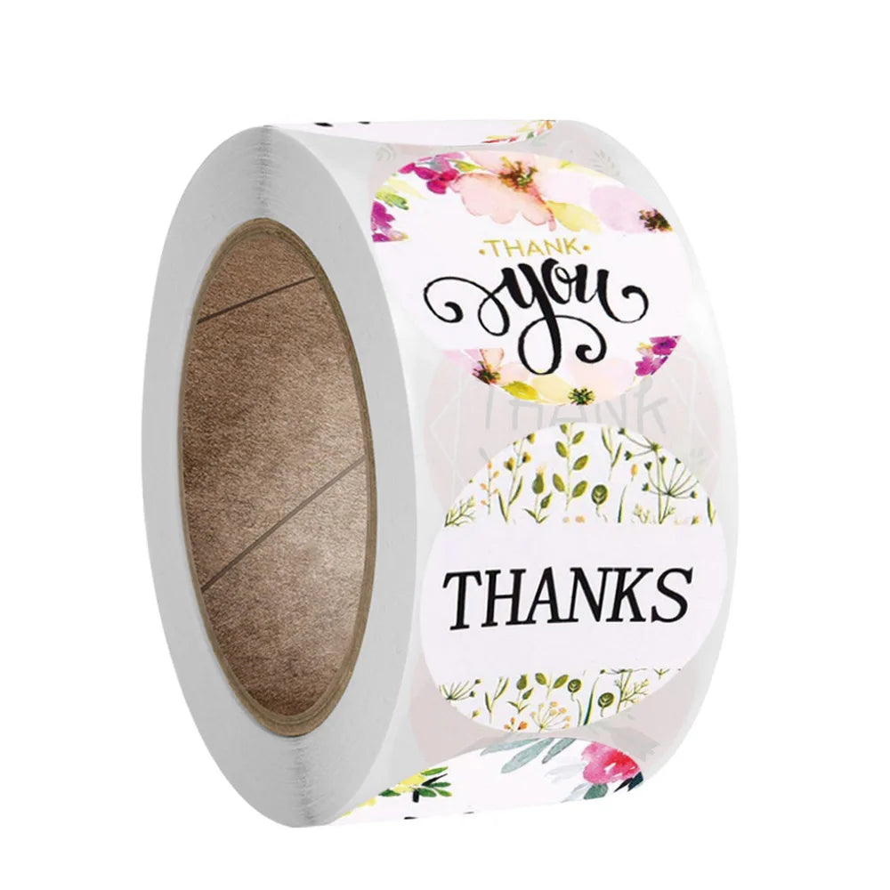 100-500pcs 8 Styles Happy Birthday Round Stickers Party Gift Packaging Seal Labels for Scrapbooking Cards Decoration (Online Order Only)