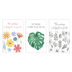 150pcs This package is happy to see you too stickers 5*8 cm Thank you labels stickers for small business package decor stickers (Online Order Only)