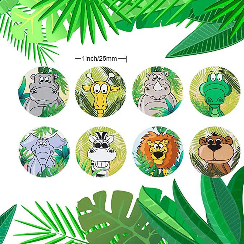 50-500pcs Animals Cartoon Stickers For Kids Classic Toys Sticker School Teacher Reward Sticker Various Styles Designs Pattern (ONLINE ORDER ONLY)
