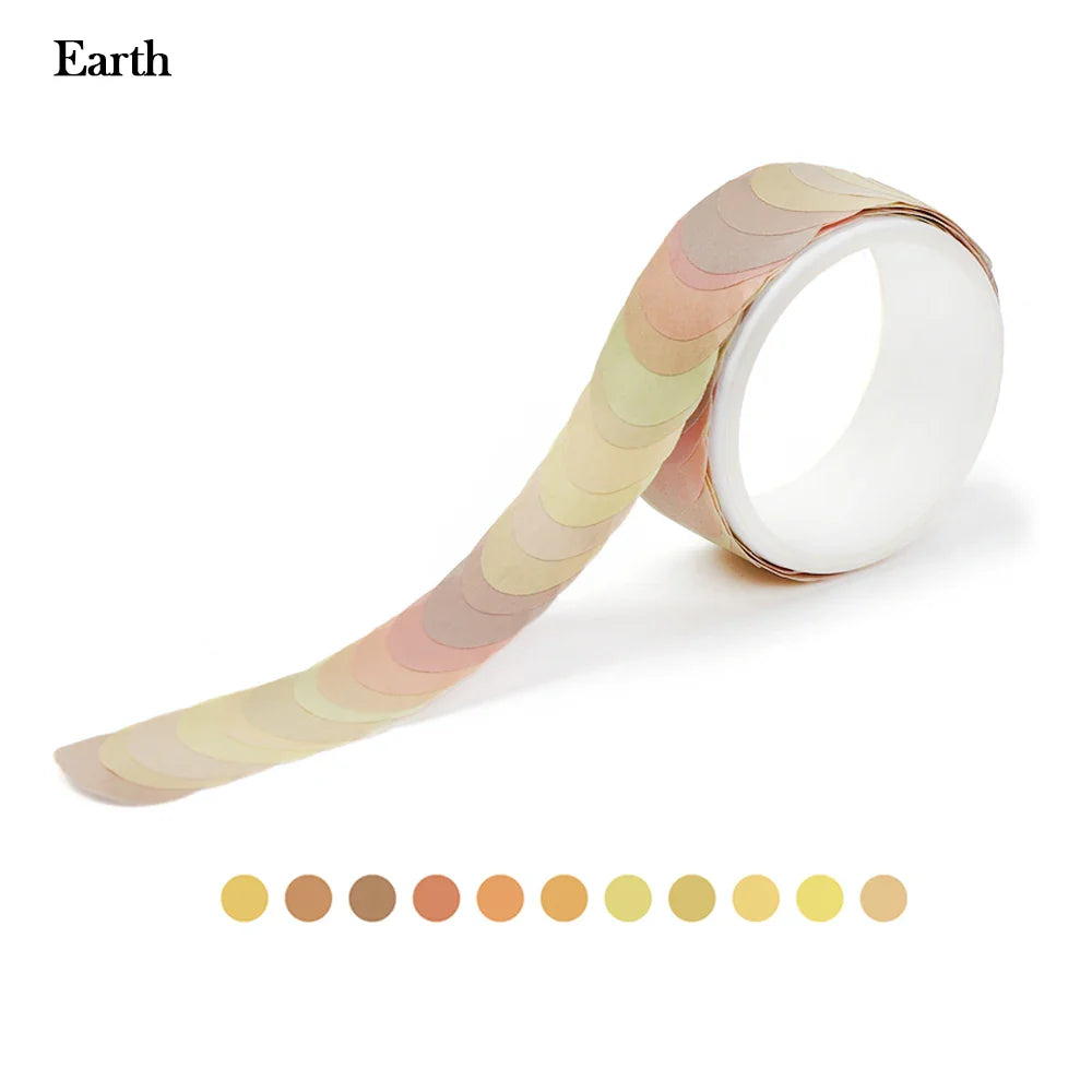 100PCs/Roll Masking Washi Tape Mushroom Butterfly Flower Adhesive Tape Stationery Decoration DIY Scrapbooking Sticker Label (ONLINE ORDER ONLY)