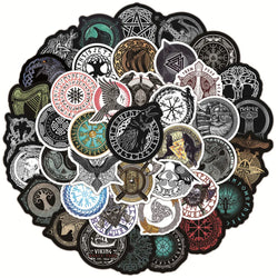 Viking Pirate Totem Graffiti Stickers for Skateboard, Guitar, Suitcase, Motorcycle (Online Order Only)