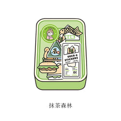 40pcs Food Series stickers Set Kawaii Cartoon Diary Album Stationery Sticker aesthetic Decorative collage planner Album (Online Order Only)