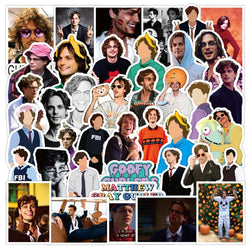 Matthew Gray Gubler Stickers 10/30/50PCS DIY Decals for Fridge, Laptop, Motorcycle, Luggage, Skateboard (Online Order Only)