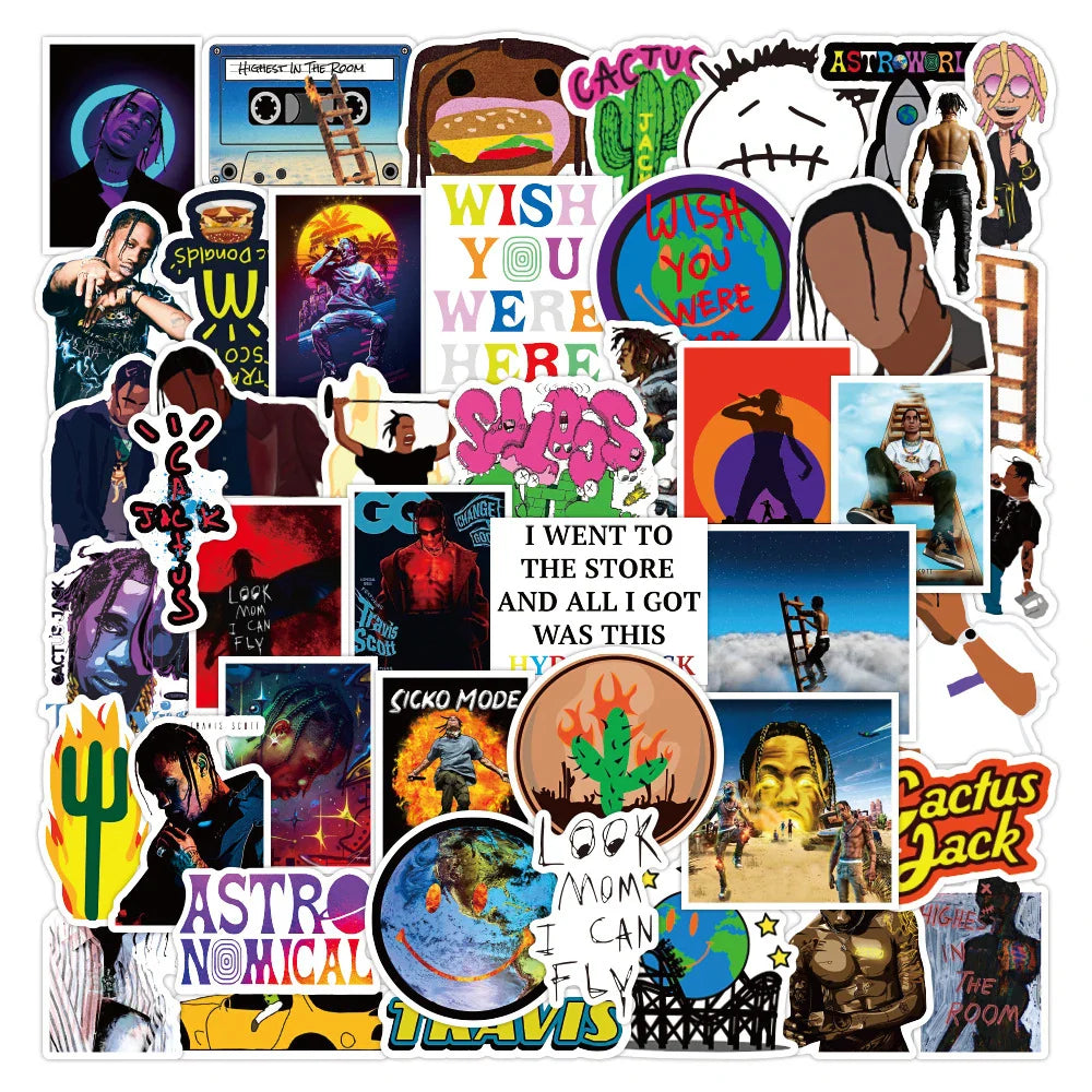Rapper Travis Sticker Packs (ONLINE ORDER ONLY)
