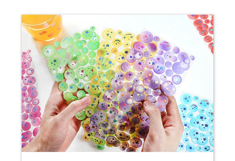Bubble Soda Series Series Stickers Scrapbooking Decorative Sticker Korean DIY Diary Album Stick Label Kawaii Stationery (ONLINE ORDER ONLY)