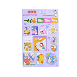 2Pcs Daydream Series Sticker Hand Account DIY Album Decoration Scrapbooking Stickers Kawaii Cartoon Stationery (ONLINE ORDER ONLY)
