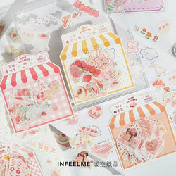 40Pcs/lot Sweet Life Series Stickers Scrapbooking Decorative Sticker DIY Diary Album Stick Label Escolar Cute Stationery Gift (Online Order Only)