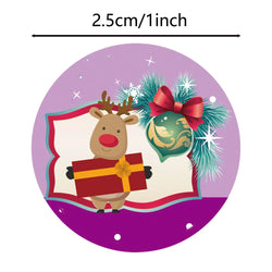 100-500Pcs New Merry Christmas Stickers Gift Packaging Seal Labels for New year decor, Greeting cards, Candy bags Stickers (ONLINE ORDER ONLY)