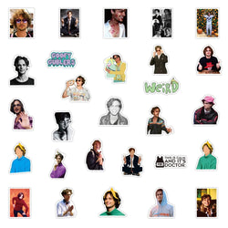 10/50pcs Fashion American Actor Matthew Gray Gubler Stickers Waterproof Suitcase Notebook Scooter Model Star Graffiti Stickers (ONLINE ORDER ONLY)