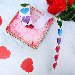 100-500pcs Sparkle Heart Stickers Red Love Scrapbooking Adhesive Stickers for Valentine's Day Wedding Decor Stationery Sticker (Online Order Only)