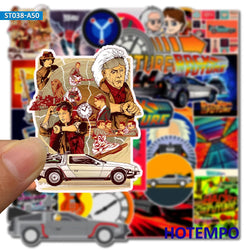 50pcs Classic Movie Back To The Future Stickers for Mobile Phone Laptop Luggage Case Skateboard Bike Helmet Style Decal Stickers (Online Order Only)
