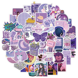 Cartoon Girl Stickers Pack for Laptop, Phone, Snowboard, Luggage, Fridge, DIY Decal (Online Order Only)