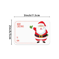 250pcs/roll Christmas Gift Name Tags XMAS Stickers 6 Designs AdhesivePresent Seal Labels Christmas Decals Gift Packag 5*7.5cm (ONLINE ORDER ONLY)