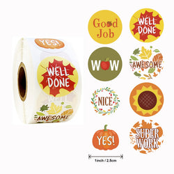 Stickers 500 Pcs/roll  Face Encouragement Reward Sticker Children Toy Decoration Sticker Label (Online Order Only)