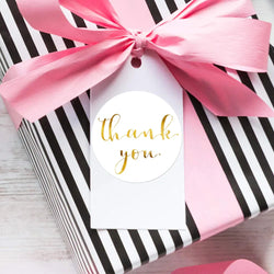100-500pcs Round Clear Merry Christmas Stickers Thank You Card Box Package Label Sealing Stickers Wedding Decor Stationery (ONLINE ORDER ONLY)