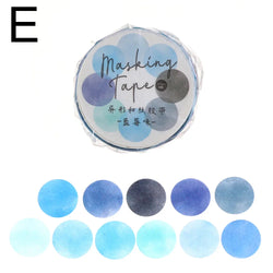 100PCs/Roll Masking Washi Tape Mushroom Butterfly Flower Adhesive Tape Stationery Decoration DIY Scrapbooking Sticker Label (ONLINE ORDER ONLY)