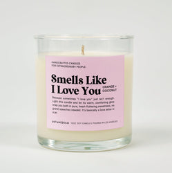 Smells Like I Love You Glass Candle (ONLINE ORDER ONLY)