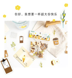 30Pcs/lot Flower Small World Series Stickers Scrapbooking Decorative Sticker DIY Diary Album Stick Label Kawaii Stationery (ONLINE ORDER ONLY)