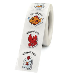 Stickers 500 Pcs/rollSea Animal Series Cute Stickers Office Stationery Decoration Sealing Stickers Kawaii Stickers (ONLINE ORDER ONLY)