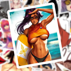 10/30/50/100PCS Waterproof Tease Vulgar Sexy Beauty Girls Stickers Car Bike Luggage Laptop Motorcycle Graffiti Sticker Kids Toy (ONLINE ORDER ONLY)