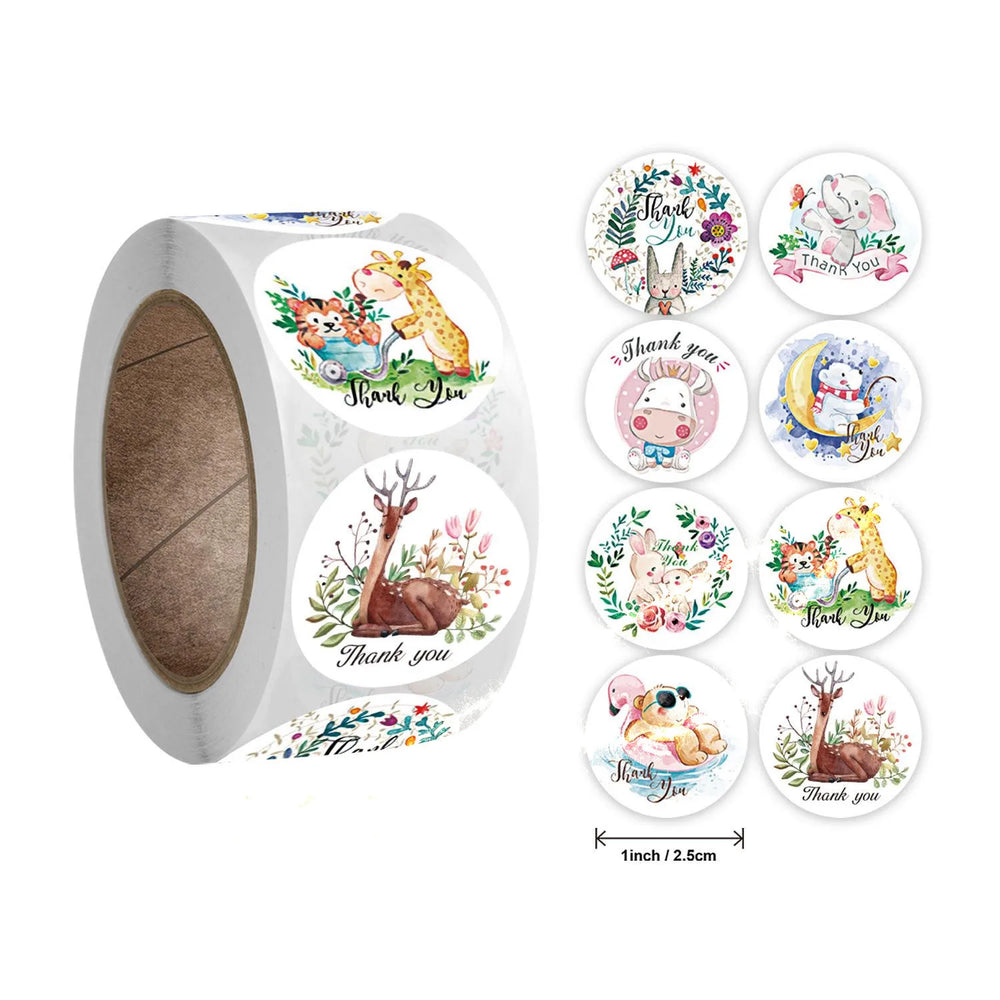 2024New Animals Cartoon Stickers for Kids Classic Toys Sticker School Teacher Reward Sticker Various Styles Designs Pattern (ONLINE ORDER ONLY)