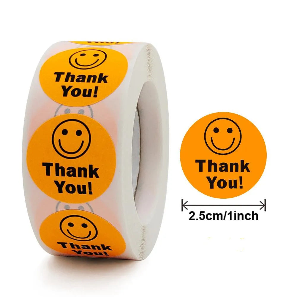 Smile Face Sticker 500 Pcs/roll For Kids Reward Sticker Yello Green Red Labels Happy Smile Face Expression Sticker Kids Toys (ONLINE ORDER ONLY)