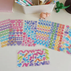 Colorful Fantasy Series Sticker Scrapbooking Decorative Sticker DIY Diary Album Stick Label INS Kawaii Stationery (ONLINE ORDER ONLY)