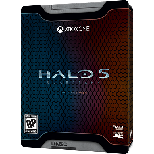 Halo 5: Guardians Limited Edition Steel Box (Xbox One) (Online Only)