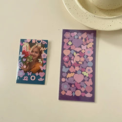 Ins Laser Flower Butterfly Stickers Scrapbooking Stick Label  Hand Account DIY Decoration Material Sticker Kawaii Stationery (ONLINE ORDER ONLY)