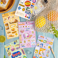 2Pcs Daydream Series Sticker Hand Account DIY Album Decoration Scrapbooking Stickers Kawaii Cartoon Stationery (ONLINE ORDER ONLY)
