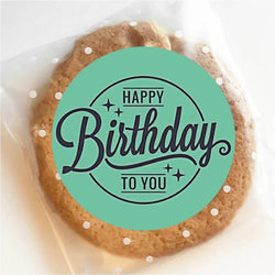 100-500pcs Cute Happy Birthday Sticker Birthday Gift Decoration Label Sealing Balloon Cake Label Packaging Scrapbook Sticker (Online Order Only)
