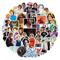 10/50pcs Fashion American Actor Matthew Gray Gubler Stickers Waterproof Suitcase Notebook Scooter Model Star Graffiti Stickers (ONLINE ORDER ONLY)